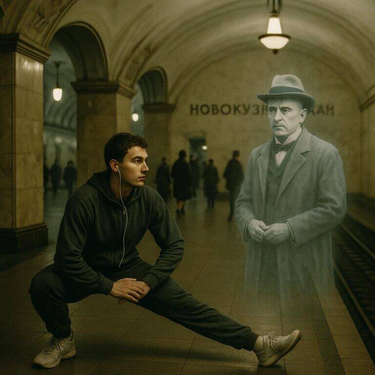 Bulgakov and fitness on Novokuznetskaya: spirits are training!