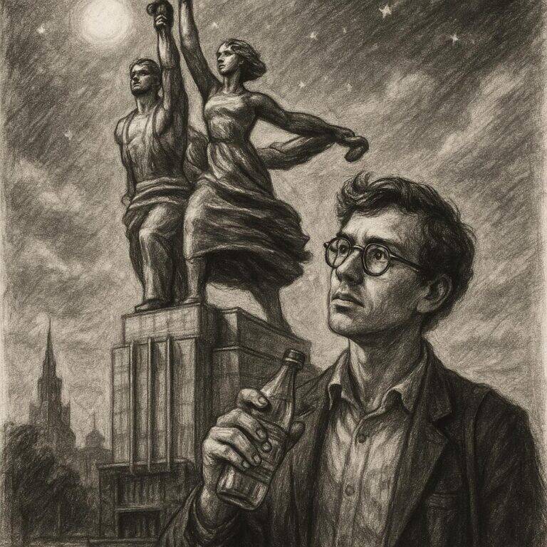 International adventures at the statue at VDNKh