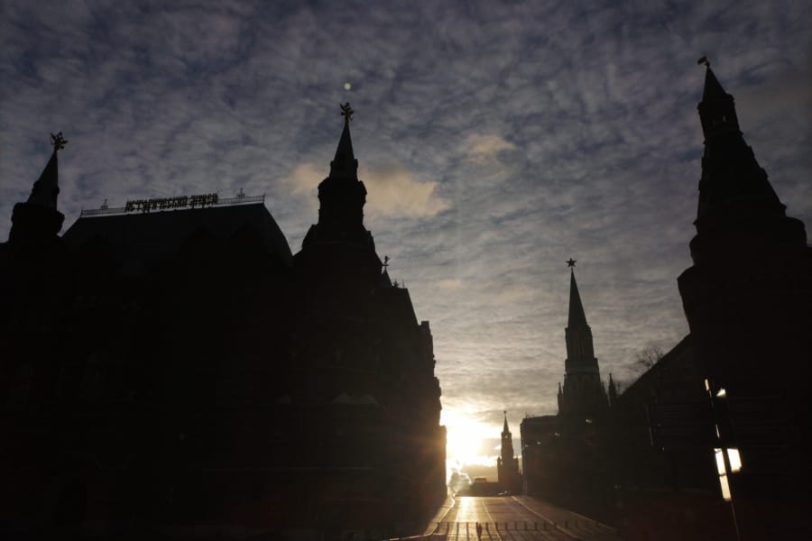 Kremlin Surroundings on a Walking Tour of Mystical Moscow