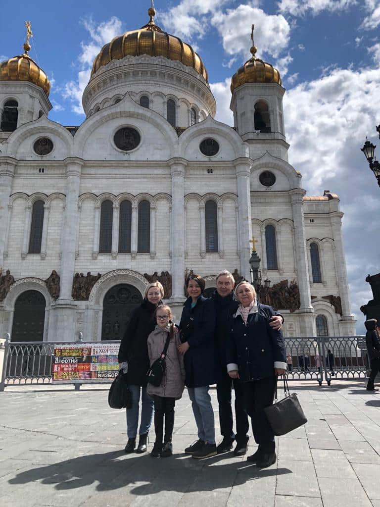 Observation point at the Cathedral of Christ the Savior