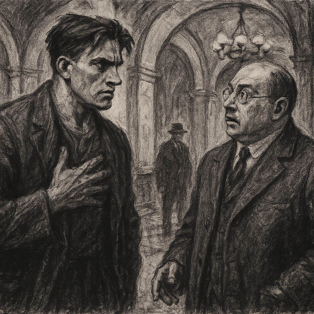 Mayakovsky and the official: meeting in the Metropol