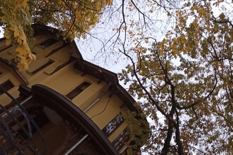 Merchant Nosov's House. Walking tour of Preobrazhenka district. Author's route