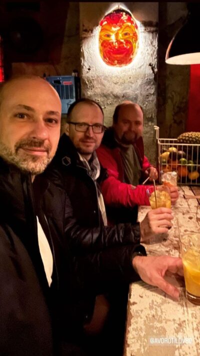 A liquor-bar version of "Sinful Places" for a broker and his friends