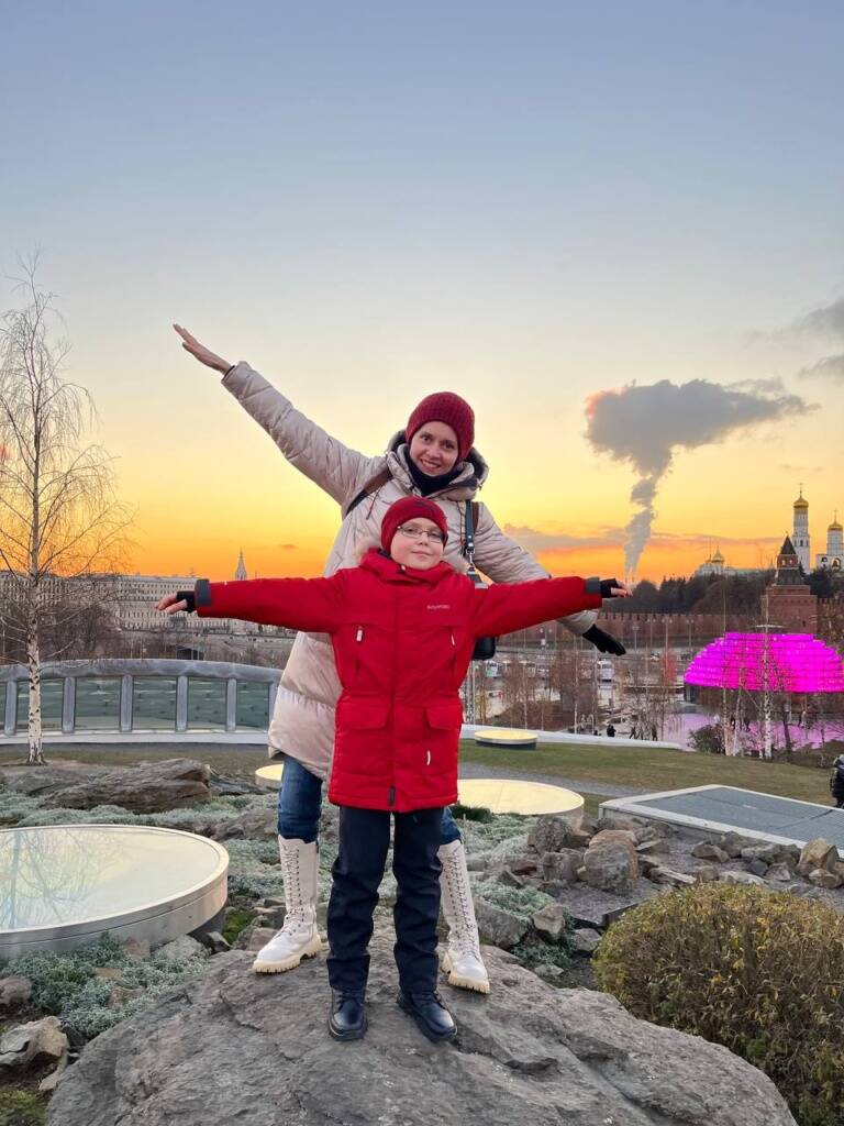 Zaryadye Park. Excursion for a child in Moscow