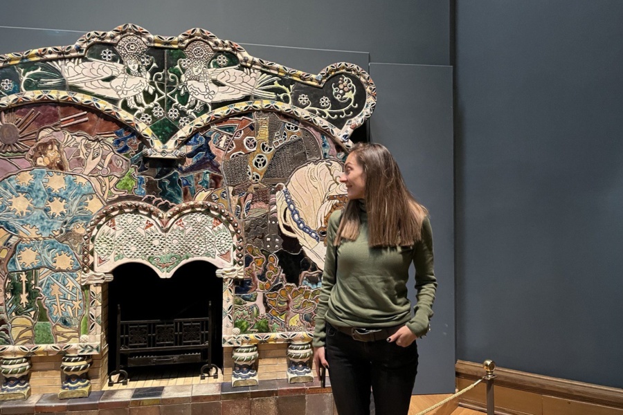 Экскурсия по Третьяковке. Камин Врубеля