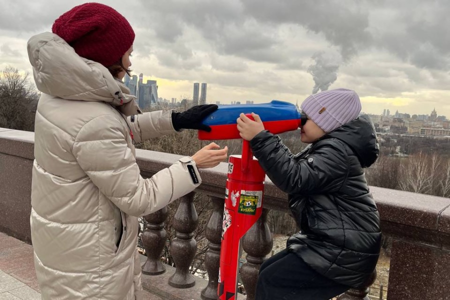 Вид на Москву с высоты