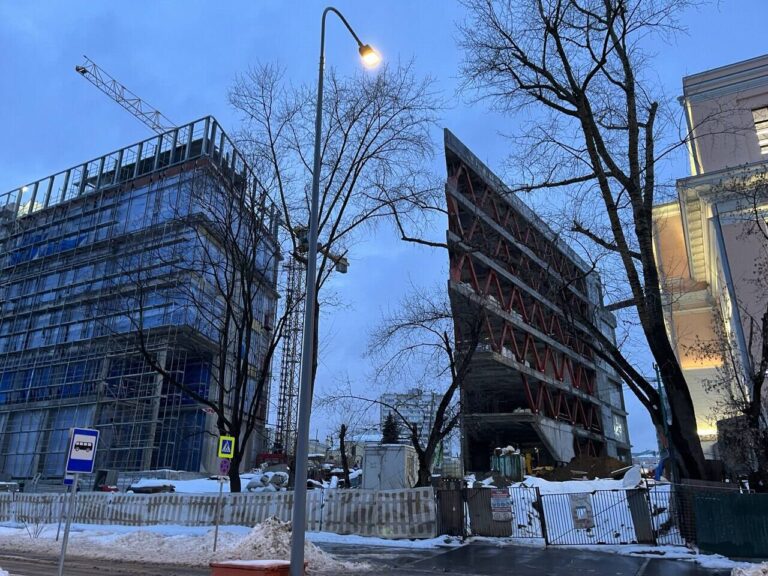 该地区的发展工作 位于鲍曼大街2号的鲍曼莫斯科国立技术大学新教学楼。