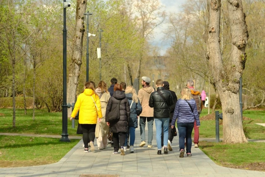 Риэлторы ознакомились с районом Пресни на экскурсии Риэлторы на экскурсии по Пресне
