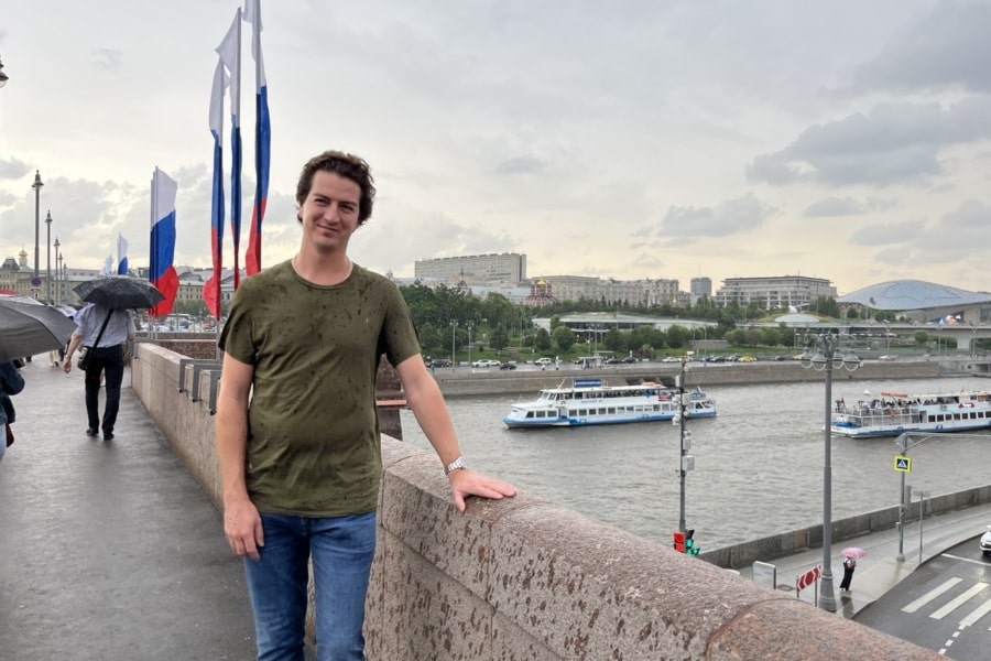 Француз полюбовался главной рекой столицы