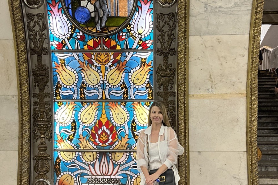 Прогулка по московскому метро с гостьей из Румынии