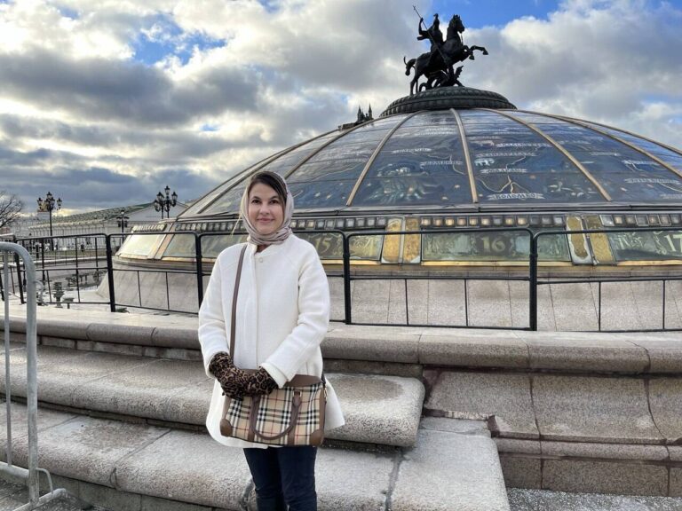 A tourist from Romania on Okhotny Ryad