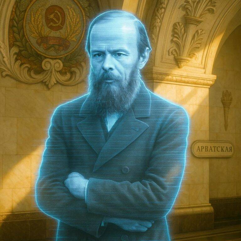 Masons of Moscow and Dostoevsky's hologram in the metro