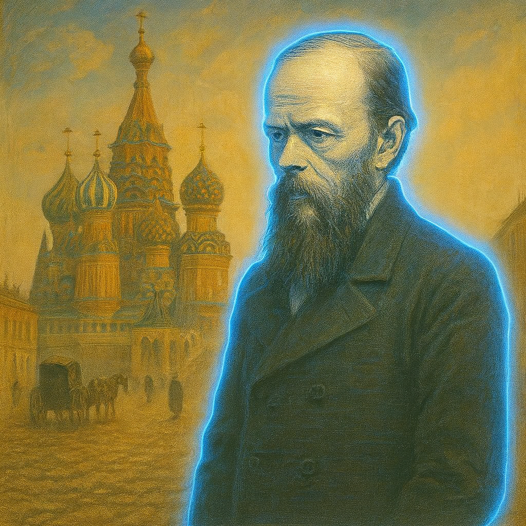 Dostoevsky becomes part of an intrigue with Moscow Freemasons who plan to reveal a secret at a metro station.