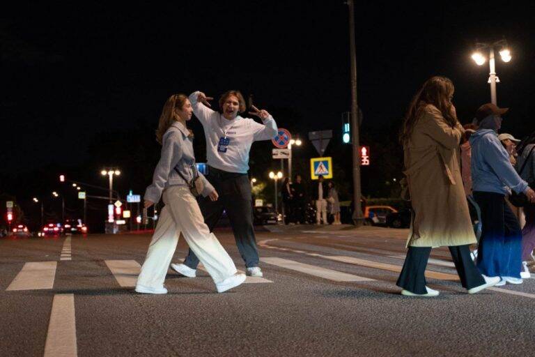 Night tour of Moscow