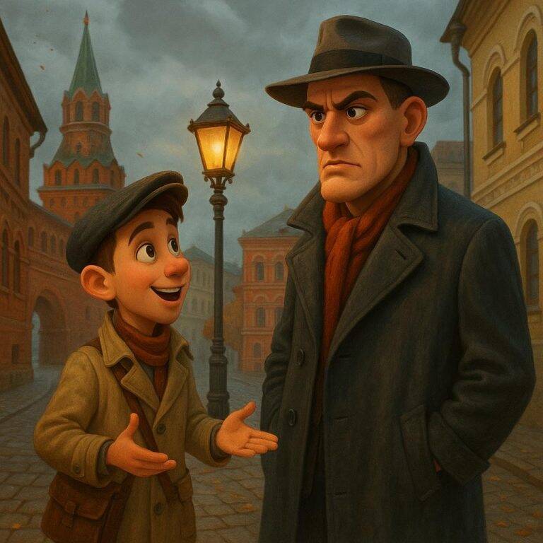 A Meeting of Eras in Kitai-Gorod: A Tour Guide and Mayakovsky