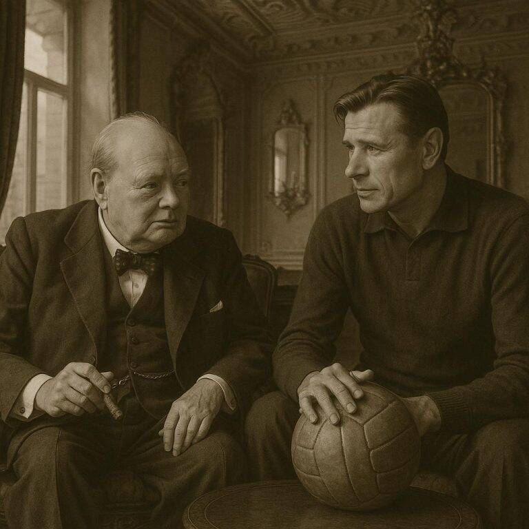Churchill and Yashin: A Football Argument in the Chest of Drawers