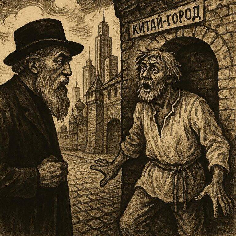 Meeting of Epochs in Kitai-Gorod: Tolstoy and the Peasant