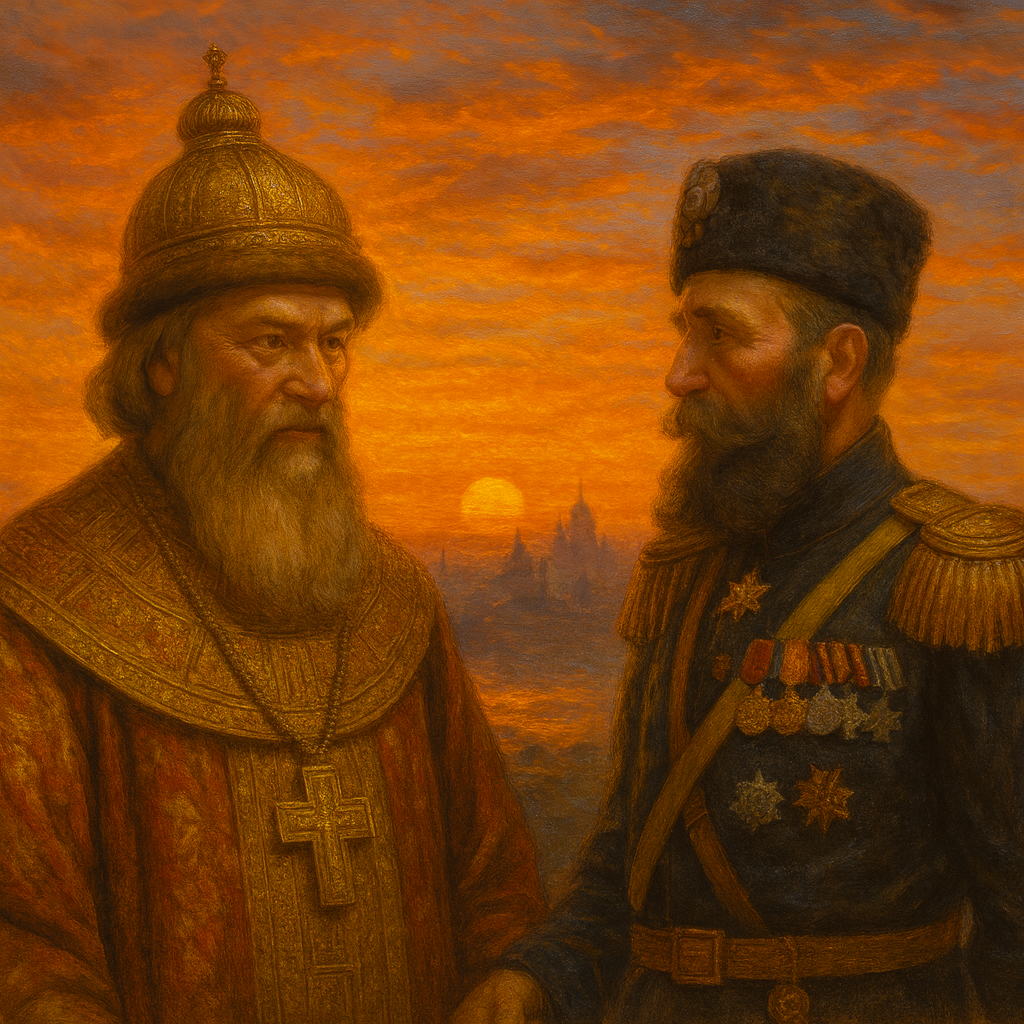 Sunset on the Horizon: Two Devoted Servants of the Motherland Discuss Progress