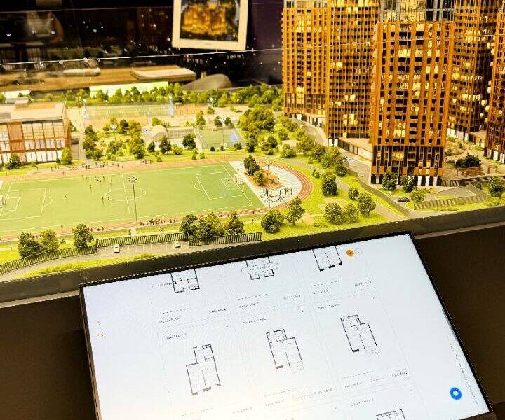 Макет жилого комплекса "Союз". Корпоративная экскурсия для компании "Родина" в окрестностях ВДНХ