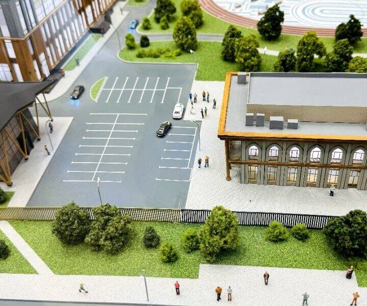 Макет ЖК "Союз", Москва. В офисе продаж застройщика "Родина"