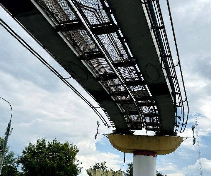 Демонтаж знаменитого Останкинского монорельса