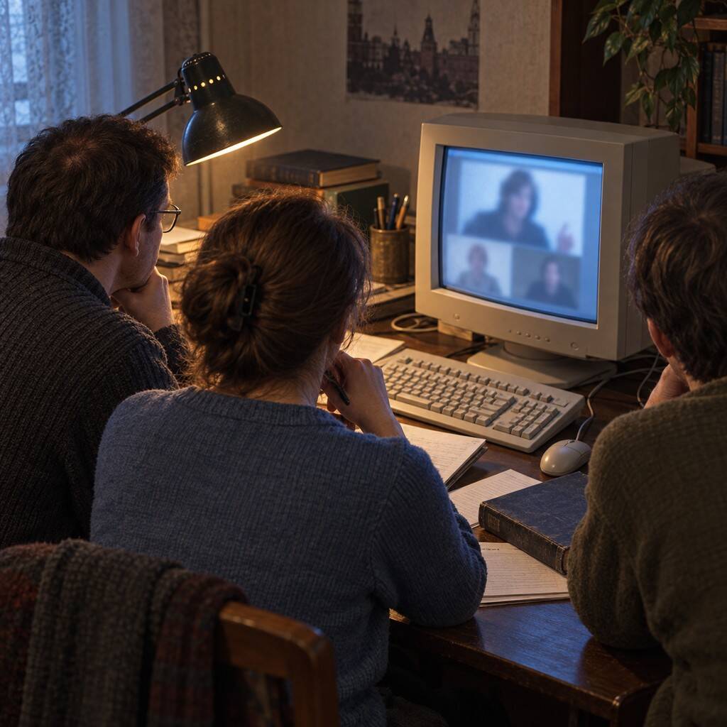 In 2004, the Moscow group studied online with teachers from centres in the United States and England.