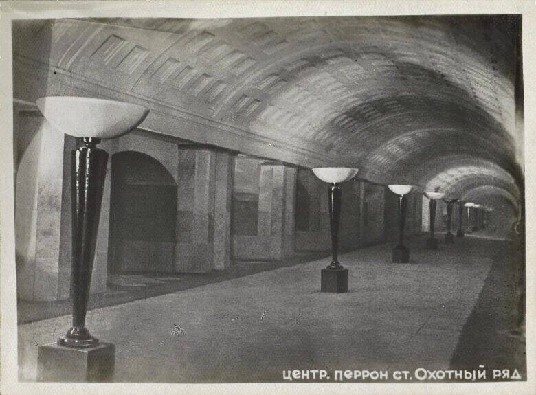 Схема метро 1935 года: куда вела развилка у «Охотного Ряда»
